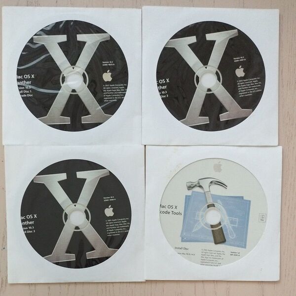 Mac OS X Panther 10.3 インストールディスク CD