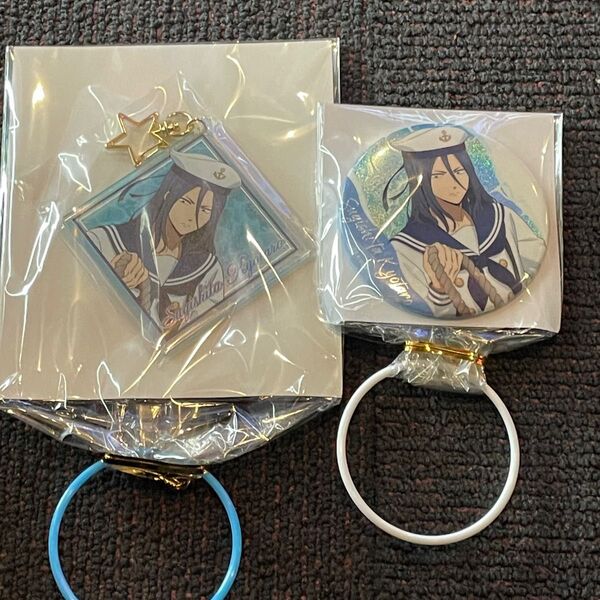 WIND BREAKER ウィンブレ gigo限定 ホログラム 缶バッジ 杉下京太郎 オーロラアクリルキーホルダー