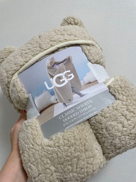 UGGフード付きブランケット 掛け毛布 毛布 ふわふわ