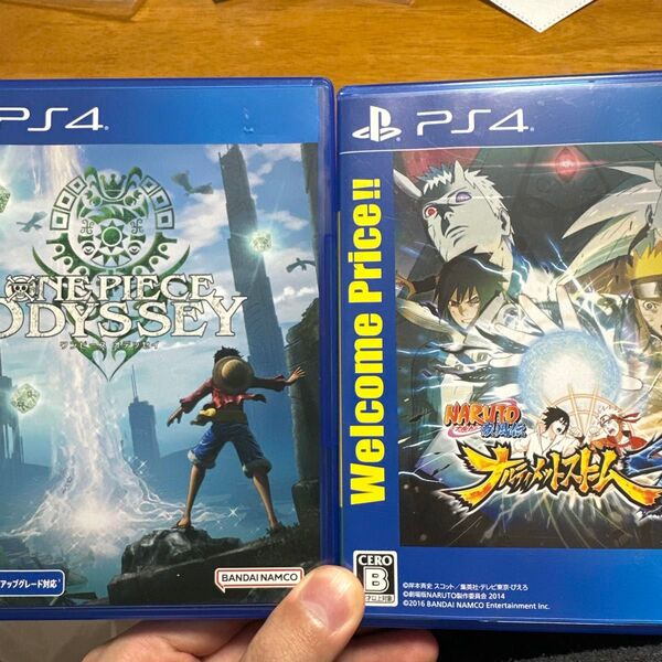PS4ソフト2本セット特別プライス ワンピース ナルト