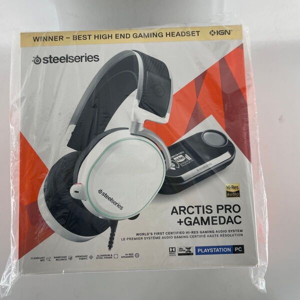 未開封 SteelSeries ARCTIS PRO + GameDAC ホワイト 61454