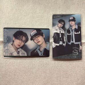 【おまとめ分】straykids エコパ アプグレグッズ アイエン&チャンビン、FCステッカー アイエン