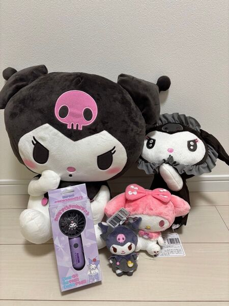 サンリオ クロミちゃん マイメロ おまとめセット 新品タグ付 新品未開封 超BIGぬいぐるみ クロミミニファン