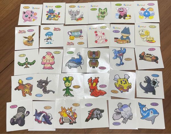 ポケモンパン デコキャラシール まとめ売り30枚セット