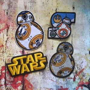 スターウォーズ スピルバーグ ジェダイ ワッペン BB-8 ロイド ドロイド ロボット アンドロイド