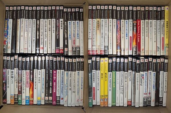 PS2 ソフト まとめ 約80本 説明書付き【M101】