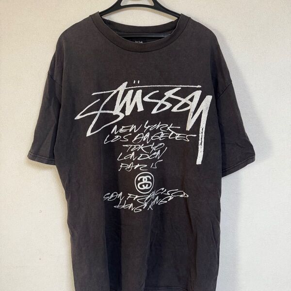 STUSSY ブラック 古着 ヴィンテージ