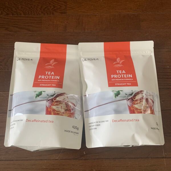 2個セット ULTORA TEA PROTEIN ストレートティー