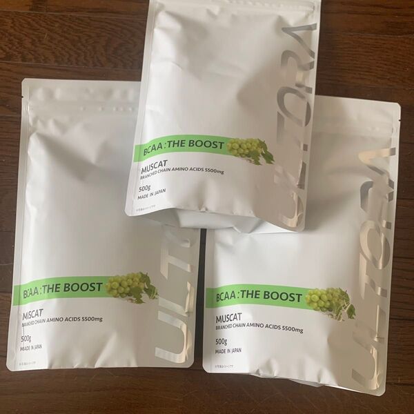 ULTORA BCAA THE BOOST マスカット風味 3個セット