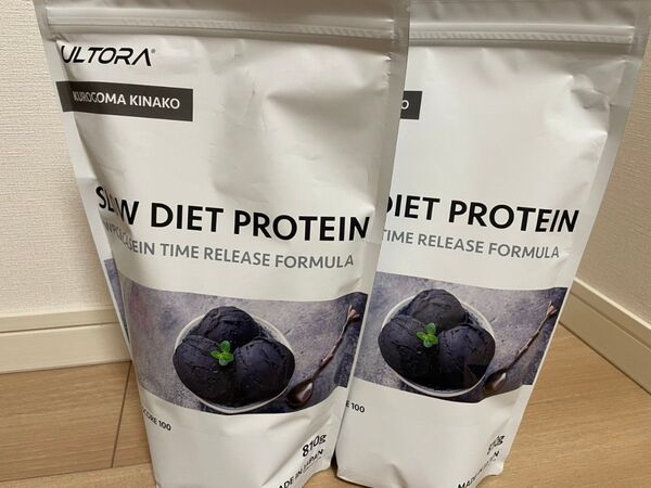 ULTORA ウルトラ スロー ダイエット プロテイン 黒ゴマきなこ風味 810g 2袋セット 新品未開封