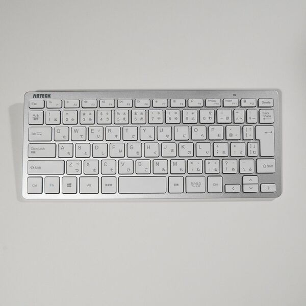 Arteck 2.4G ワイヤレスキーボード 無線 軽量 ホットキー ショートカット