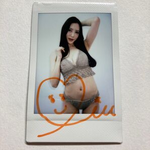 白峰ミウ 直筆サイン入りチェキ