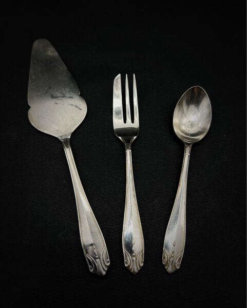 スプーン フォーク ケーキサーバsheffield Eng Silverpride Plate EPNS A1 洋白銀メッキ