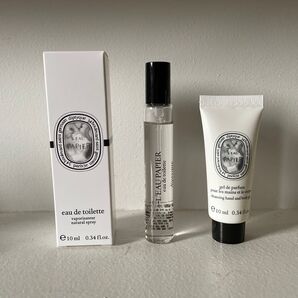 diptyque L'EAU PAPIER ロー パピエ オードトワレ10ml / ハンド&ボディウォッシュジェル10ml セット