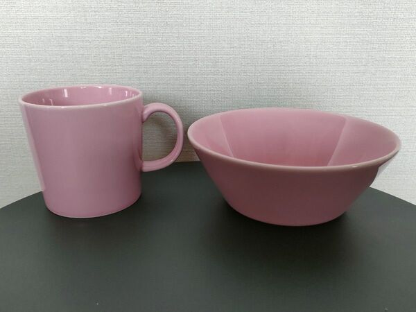 新品未使用 イッタラ ティーマ ローズ ピンク マグ ボウル カップ セット Iittala TEEMA PINK ROSE 人気