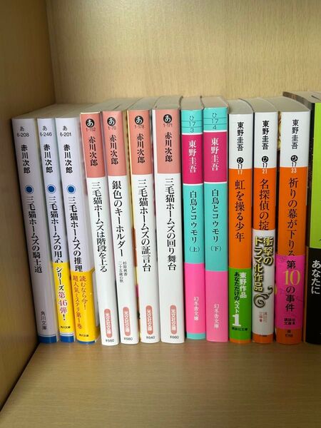 小説 文庫本よりどり2冊 600円 東野圭吾 赤川次郎