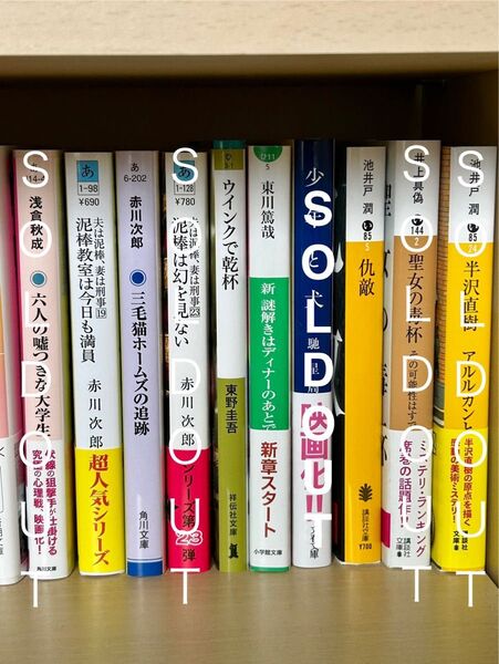 文庫本よりどり2冊600円 東野圭吾 赤川次郎 池井戸潤他
