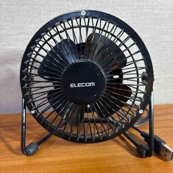 ELECOM USB扇風機 ブラック ELECOM FAN-U26 卓上扇風機