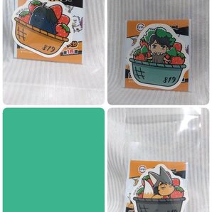 ハイキュー!! スシロー コラボ限定ステッカー いちごバージョン 及川徹 宮治 山口忠