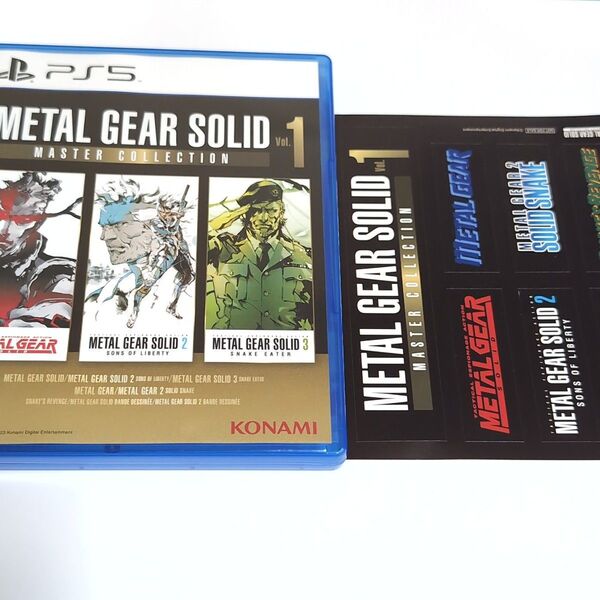 【PS5】ステッカー付き METAL GEAR SOLID:MASTER COLLECTION Vol.1 メタルギアソリッド