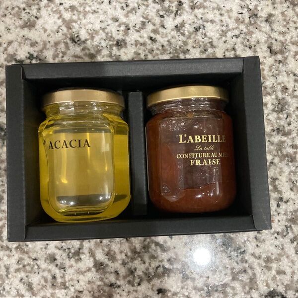 L'ABEILLE アカシア蜂蜜&苺コンフィチュール 2個セット