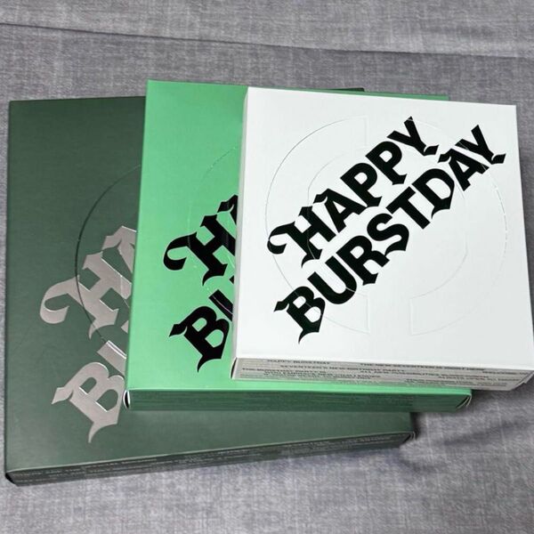 SEVENTEEN セブチ アルバム HAPPY BURSTDAY 3形態セット トレカ 通常盤 カラット盤