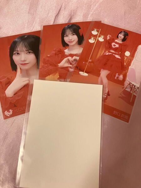 野口衣織 とくべチュ、して 歌唱衣装 生写真 コンプ