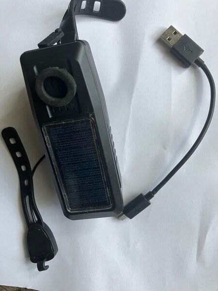 ソーラー充電式ライト ホーン付き