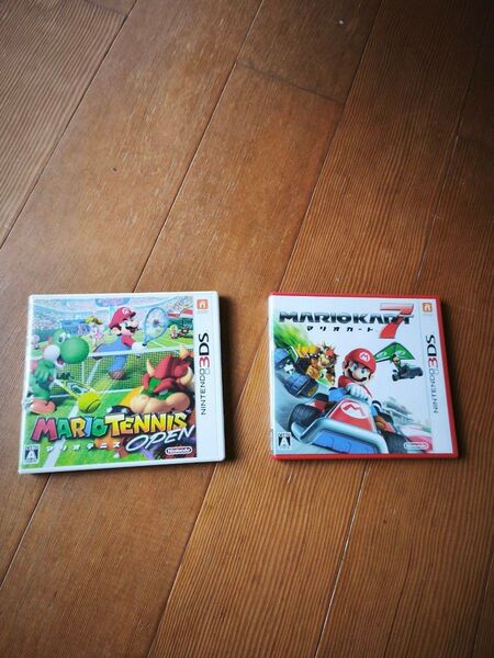 マリオカート7 マリオテニス オープン マリオカート3本セット