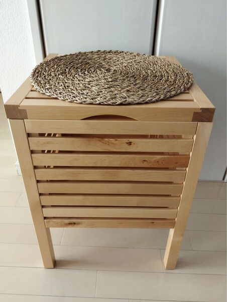 IKEA 木製 モルゲル スツール イケア