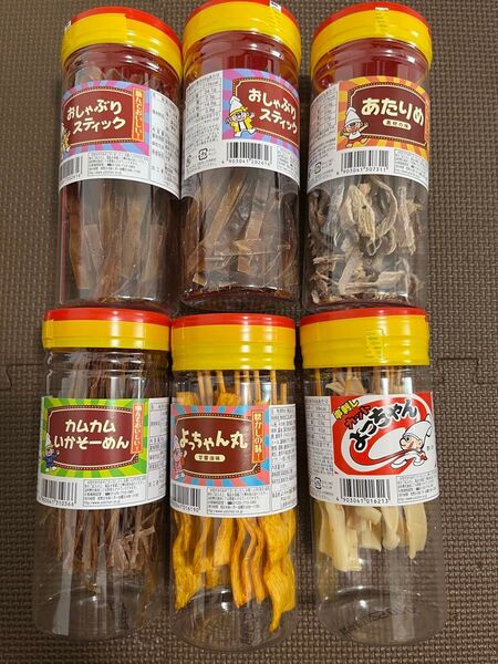あたりめ よっちゃん丸 よっちゃん カムカムいかそうめん おしゃぶりスティック 合計6個