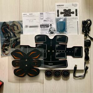 中古品 SOUYI ems腹筋トレーニングセット