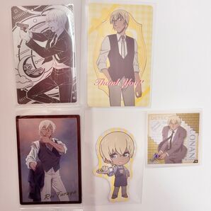 名探偵コナン カード ステッカー セット 安室透 降谷零 バーボン