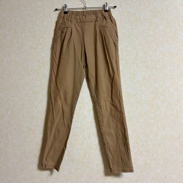 チノパン パンツ ブラウン ベージュ ストレッチ スラックス