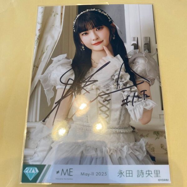 ノイミー モブノデレラ 永田詩央里 直筆 チュウ