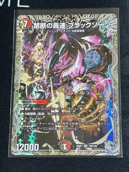 デュエルマスターズ 禁断の轟速 ブラックゾーン SR