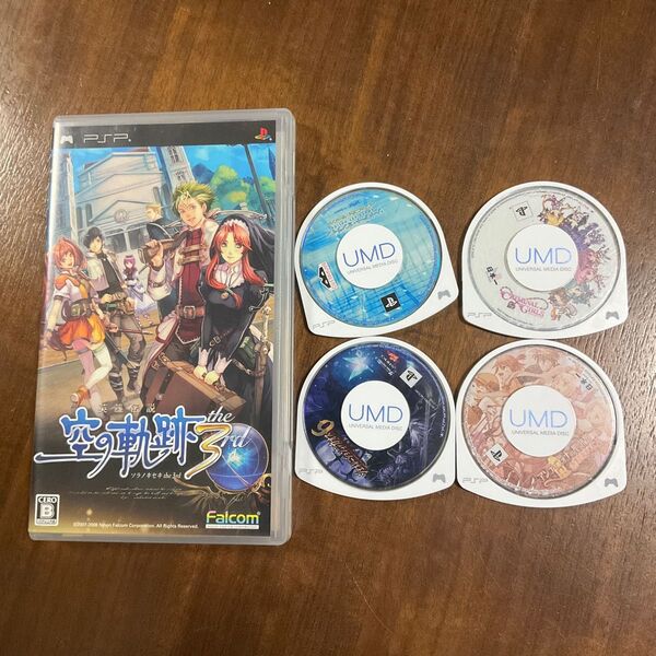 PSP 5本セット 空の軌跡the3rd アンティフォナの聖歌姫 CRIMINALGIRLS GOC6 SAO