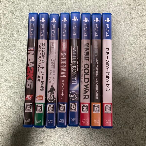 PS4ソフト 8本