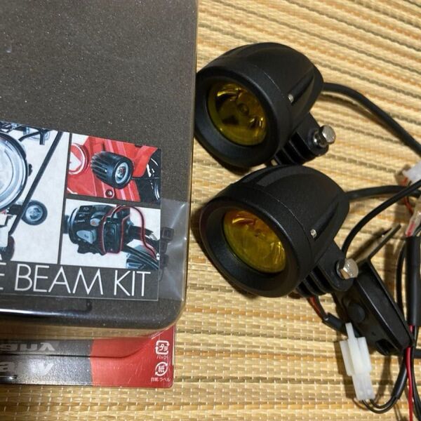 キタコ(KITACO) LEDシャトルビームキット CT125ハンターカブ(JA55/JA65) ライムイエロー 2灯 付属品完備
