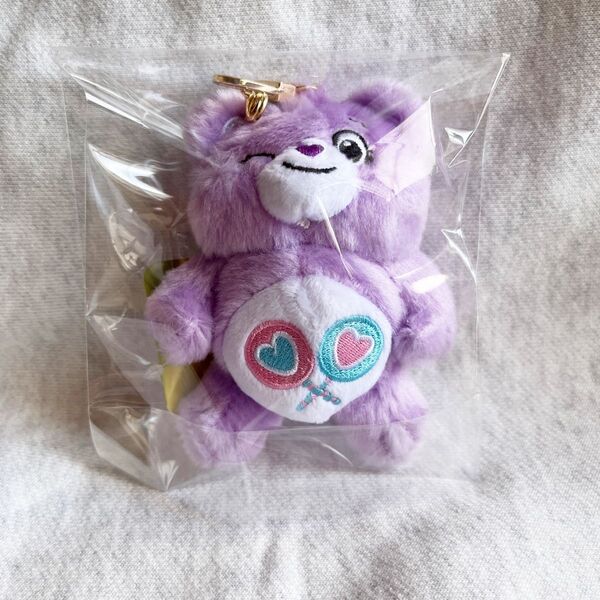 2 韓国限定 ケアベア ぬいぐるみ キーホルダー キーリング チャーム アニメ アンロックザマジック シェア CareBears