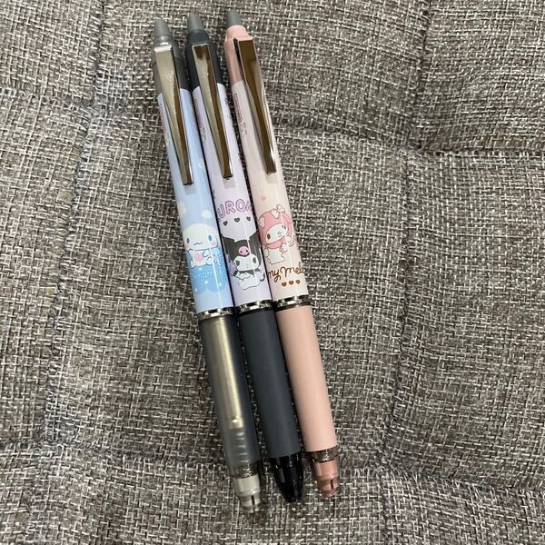 サンスター文具 サンリオキャラクター ボールペン フリクションノック 3本セット