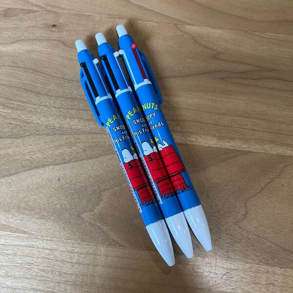スヌーピー シャープ&2色ボールペン 3本セット