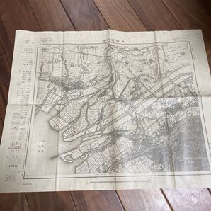 大日本帝国陸地測量部 古地図【大阪西南部】明治四二年