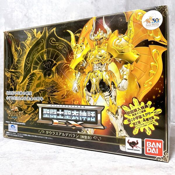 BANDAI TAMASHII NATIONS 聖闘士聖衣神話EX タウラスアルデバラン (神聖衣) 初回特典付き 可動フィギュア