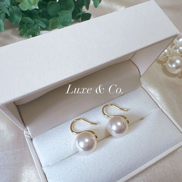 【1】パールピアス ピアス 12mm ゴールド パール直径12mm イミテーションパール 結婚式 入学式 入園式 卒園式 卒業式