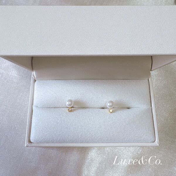 【11】パール ピアス ゴールド 4mm S925 結婚式 入学式 入園式 卒園式 卒業式