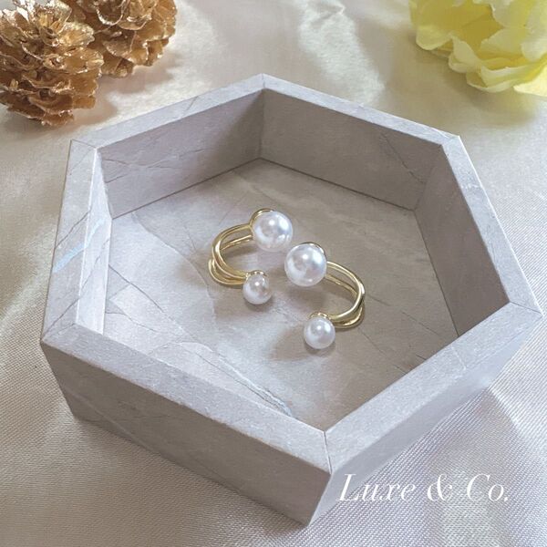 【3】パール ピアス ゴールド 7mm 5mm S925 結婚式 入学式 入園式 卒園式 卒業式