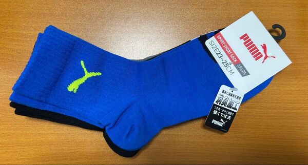 プーマ靴下 PUMA ソックス 23㎝〜25㎝ 3足セット