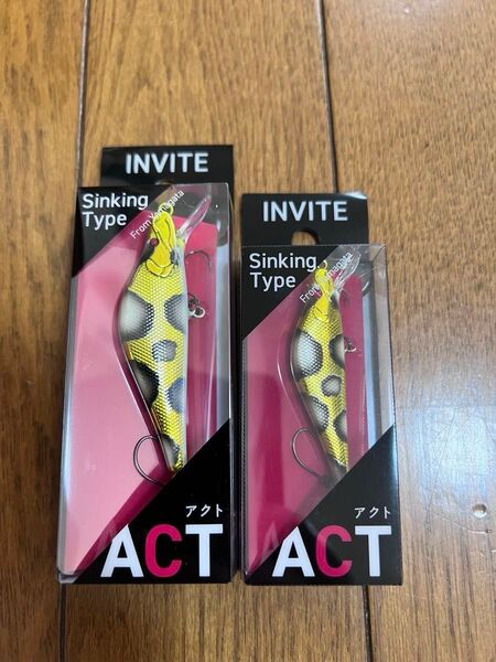 INVITE インバイト ACT アクト 4周年限定カラー 蛇 へび 65㎜ 55㎜ 2個セット