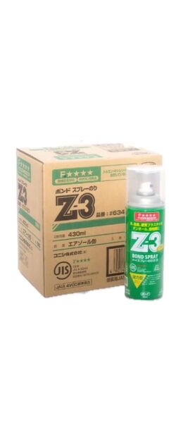 コニシ ボンド スプレーのり Z3 430ml(エアゾール缶)6缶/1箱